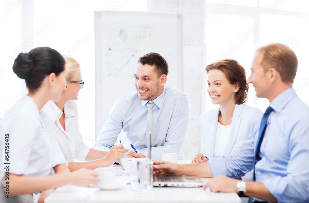 business team having meeting in office business team having meeting in office