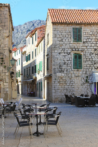 Street of Croatian town