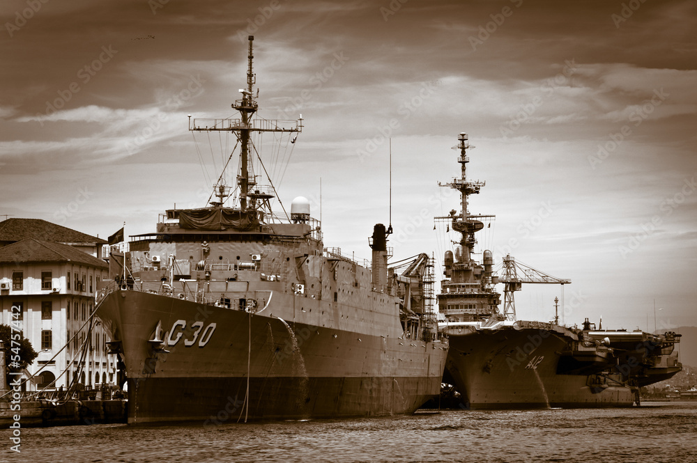 Ship at the Rio de Janeiro port Ship at the Rio de Janeiro port