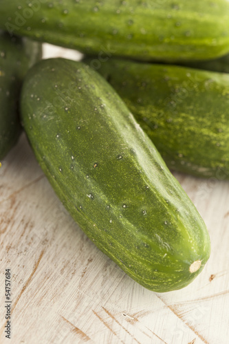 Organic Green Pickle Cucumbers