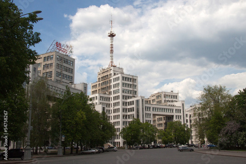 Gosprom administrative complex in Kharkiv, Ukraine photo