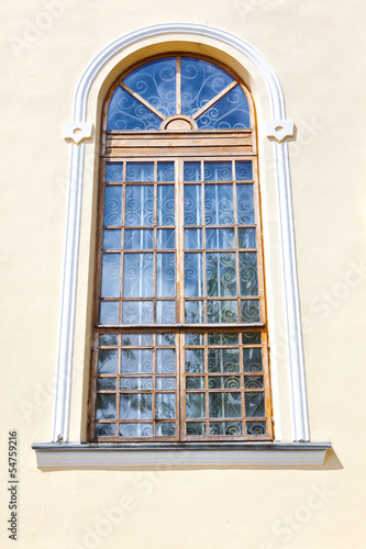 big ancient window photo