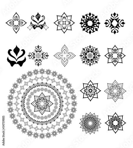 Ramadan flower decoration card