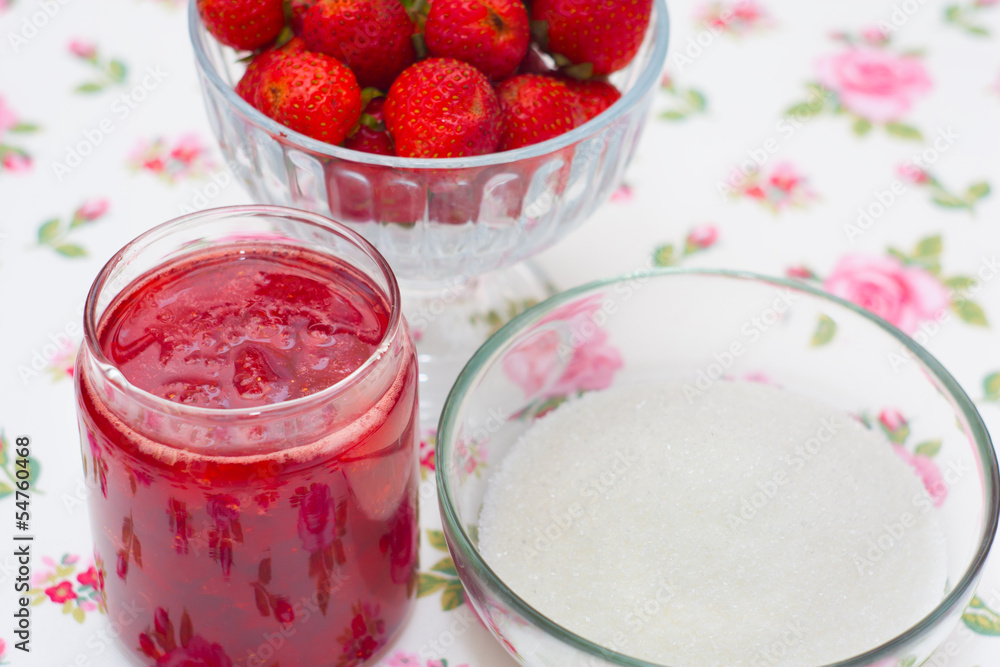 Homemade strawberry jam Homemade strawberry jam