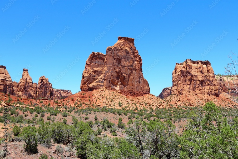 Colorado National Monument rocks in USA
