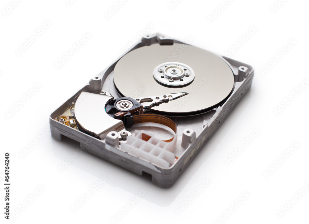 Hard disk drive HDD isolated on white background Hard disk drive HDD isolated on white background