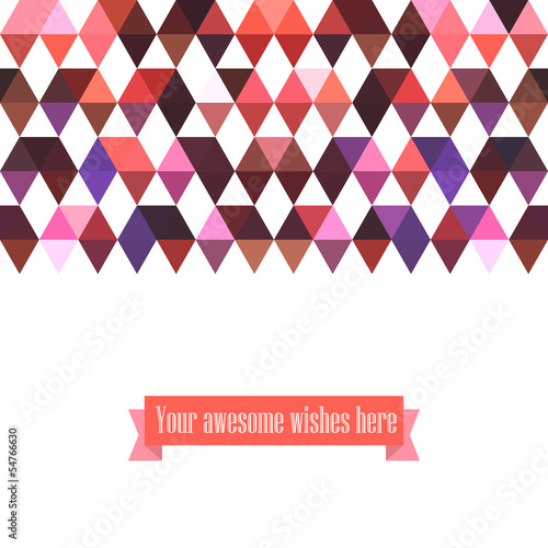 Triangle template background, triangle background, vector illust