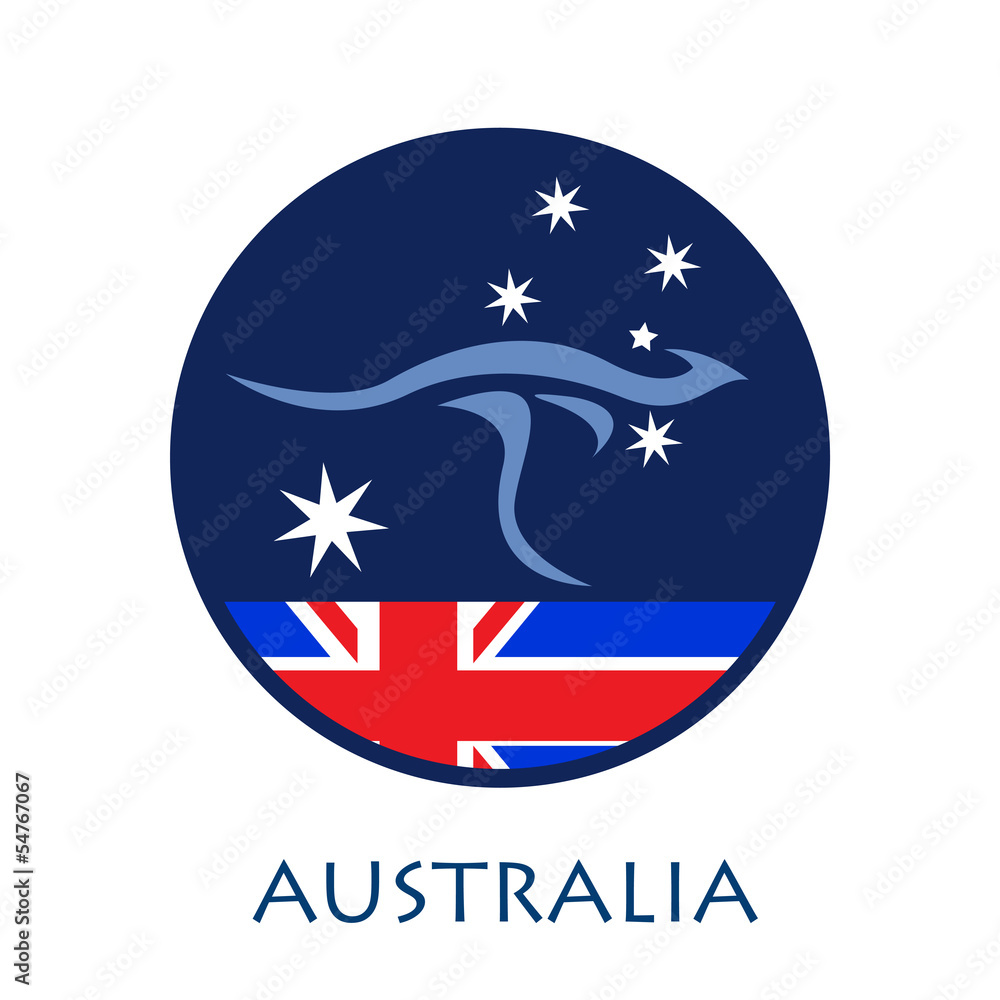Vector logo kangaroo Vector logo kangaroo