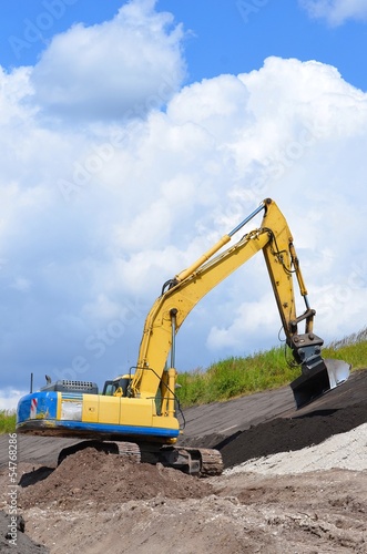 Wallpaper Mural Bagger im Einsatz Torontodigital.ca