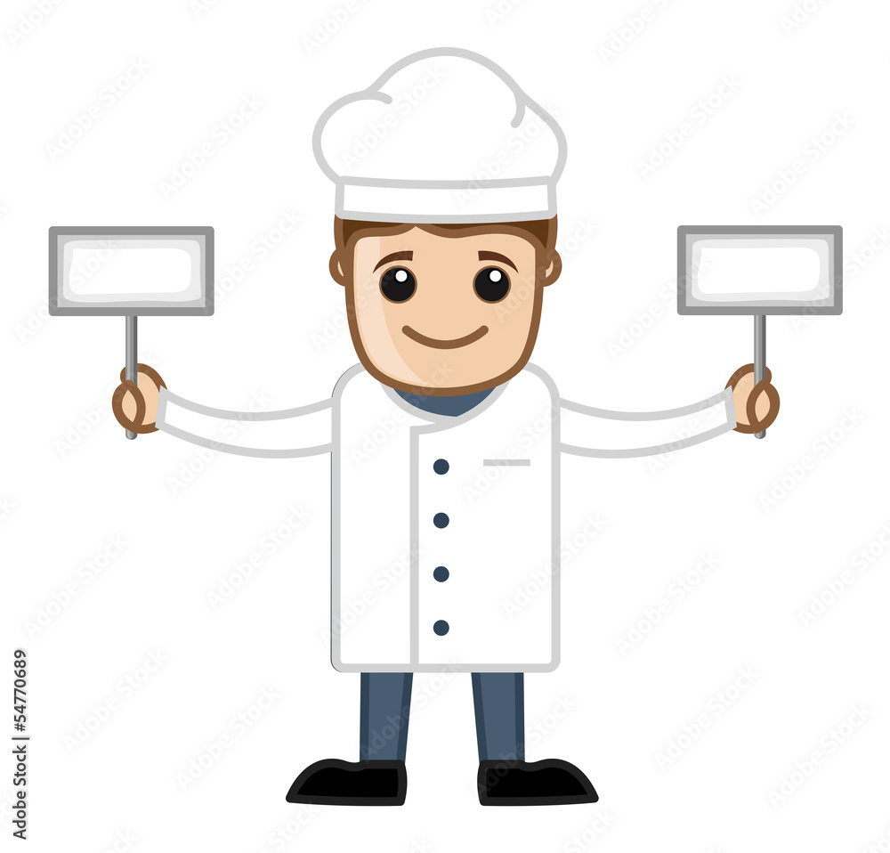 Chef - Cartoon Business Vector Character Chef - Cartoon Business Vector Character