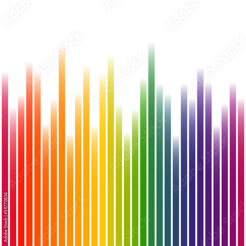 Hintergrund Streifen bunt auf weiß