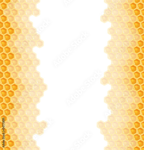 Bienenwabe Hintergrund - endlos photo
