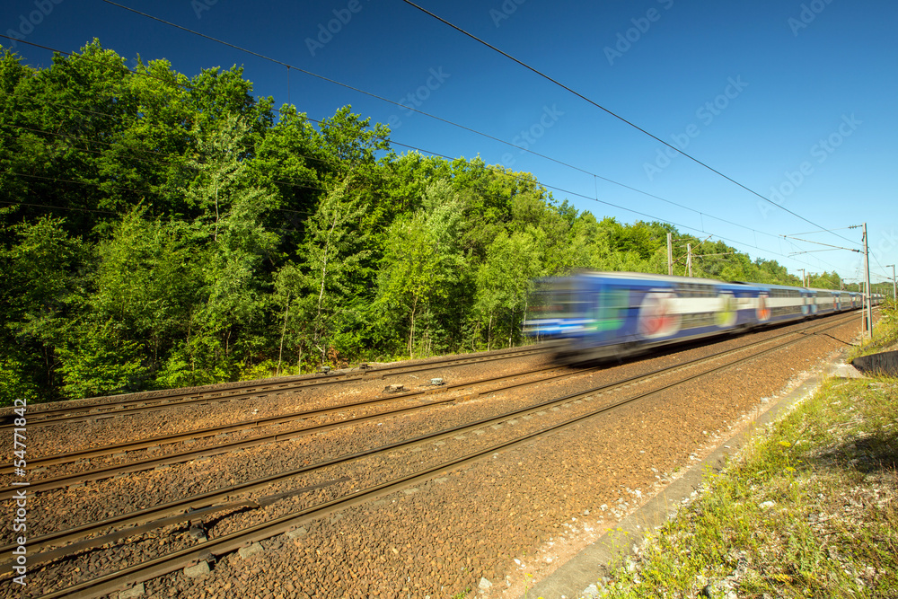 Fototapeta premium infrastructure ferroviaire
