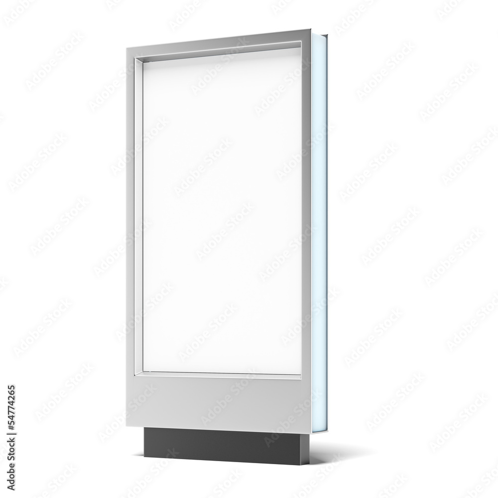 Blank advertising billboard Blank advertising billboard