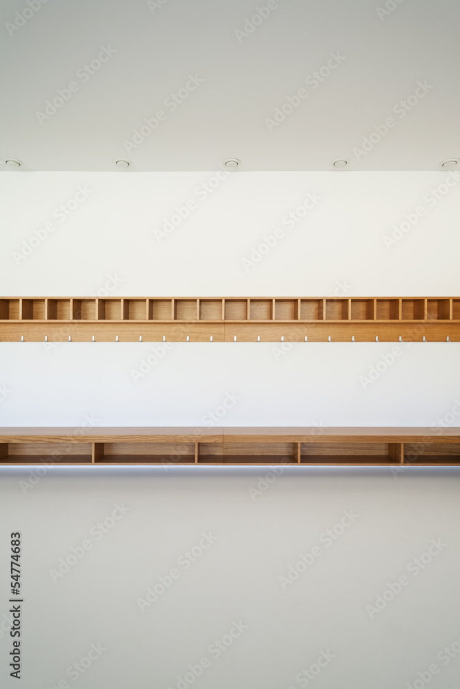 new architecture, interior, modern school, locker room new architecture, interior, modern school, locker room