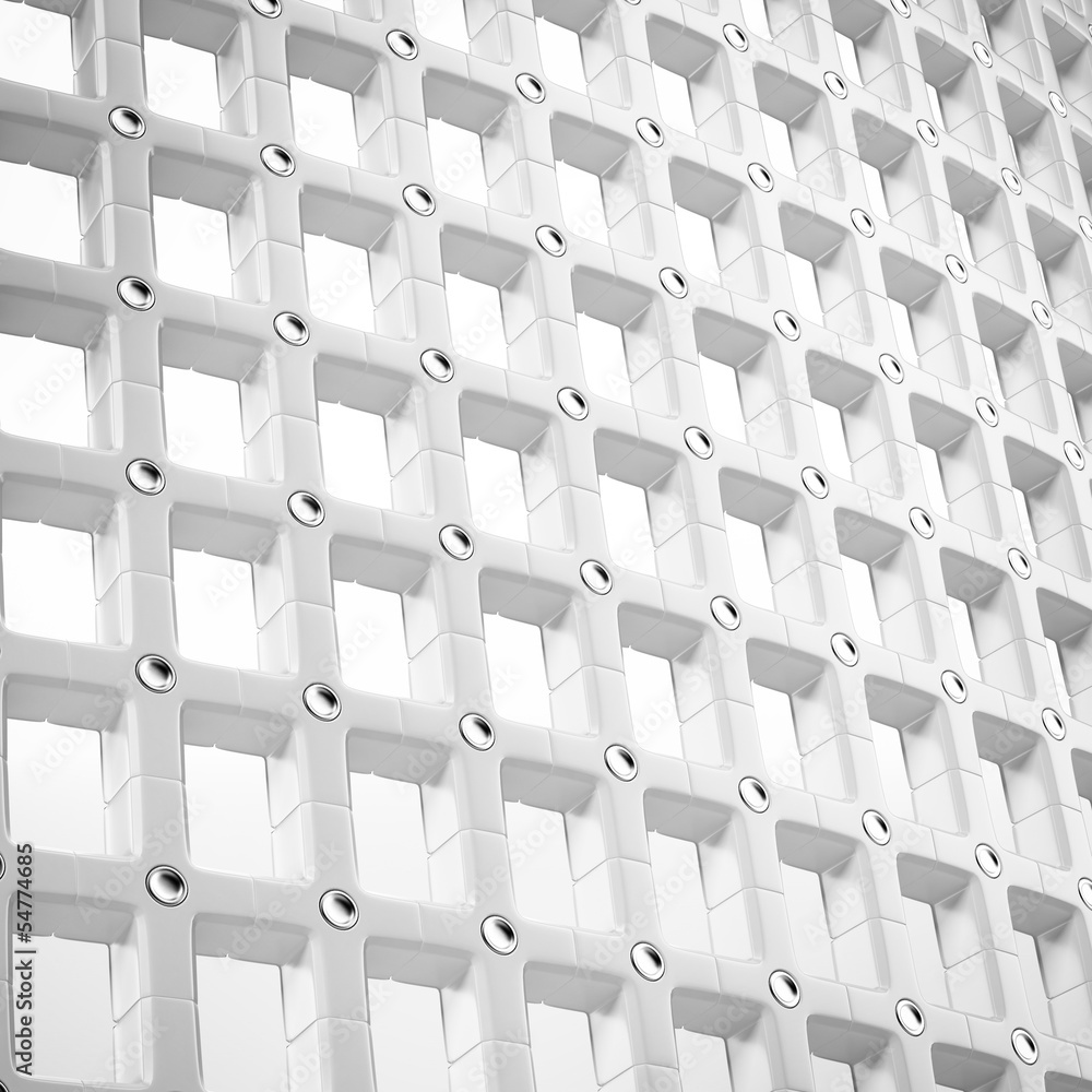 White Abstract Background with cells White Abstract Background with cells