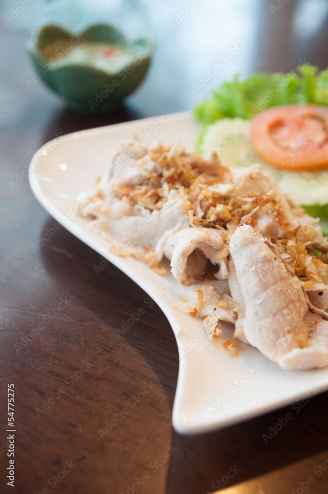 Poached fish Poached fish