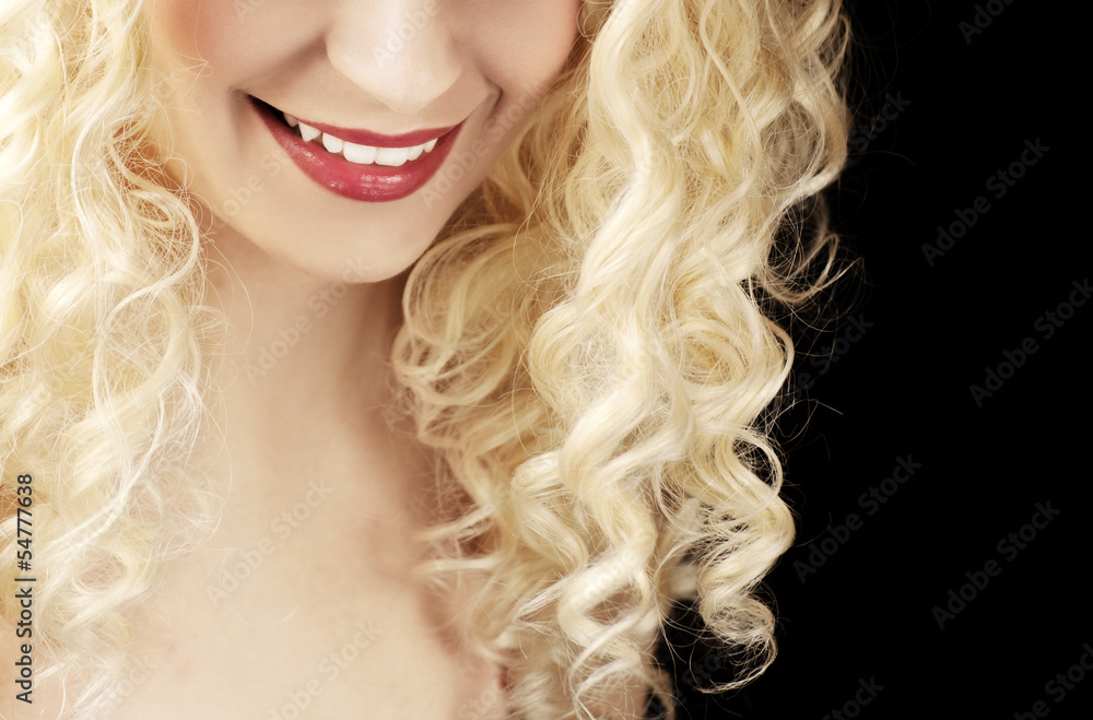 Fototapeta premium Pretty girl with perfect smile