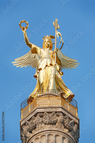 Closeup image of the Victory Column, Berlin