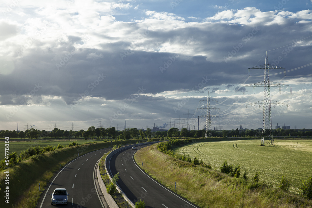 Fototapeta premium Versorgungswege