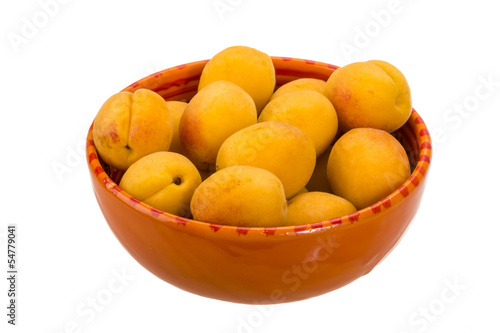 Ripe apricots