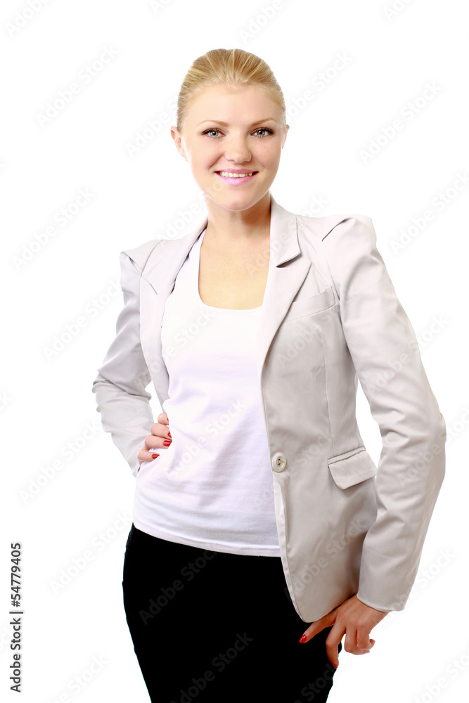 Closeup portrait of a successful businesswoman Closeup portrait of a successful businesswoman