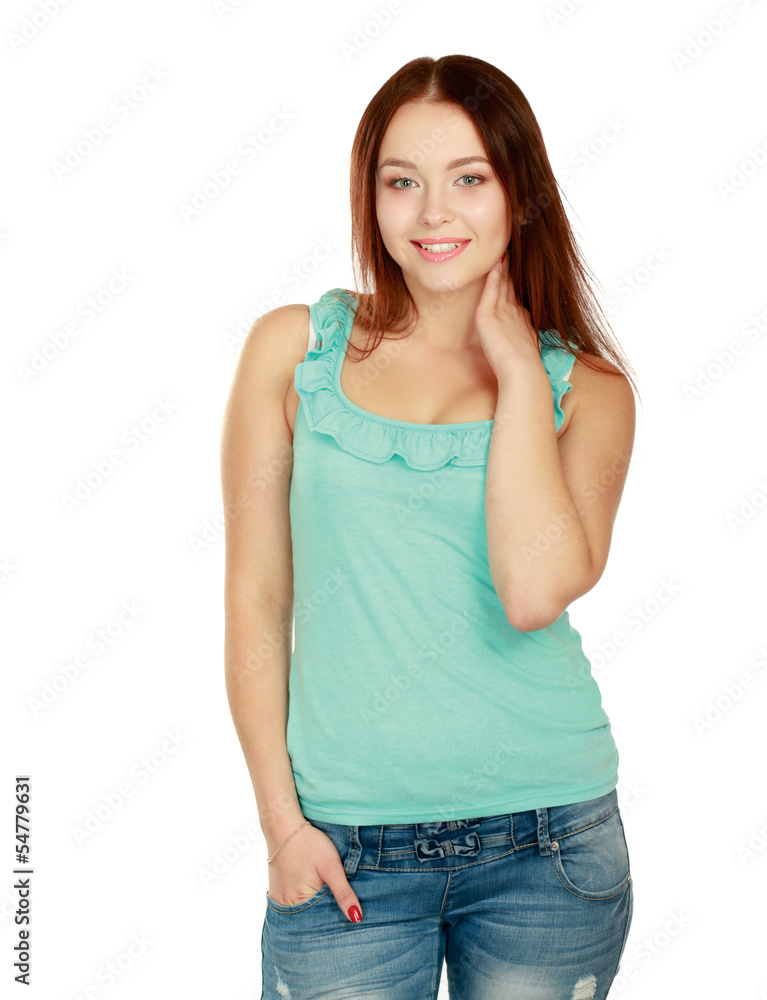 Portrait of a confident young woman standing Portrait of a confident young woman standing