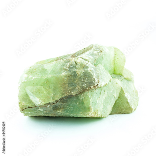 Big stone isolated on white background