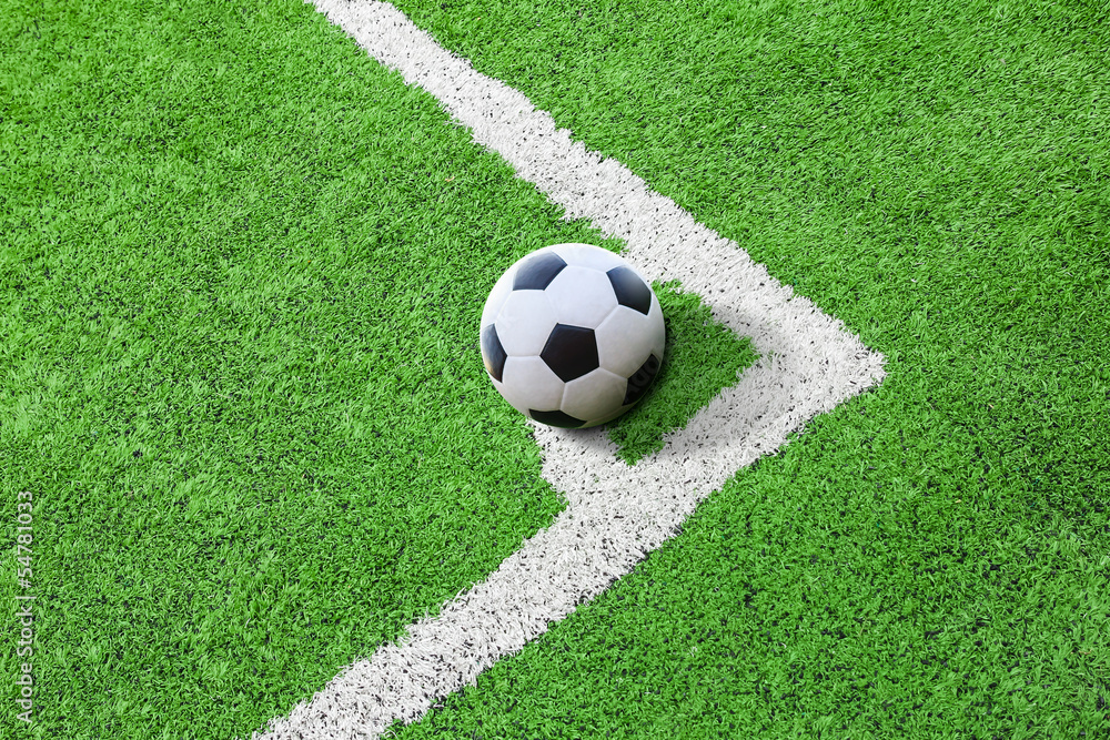 Fototapeta premium football field conner