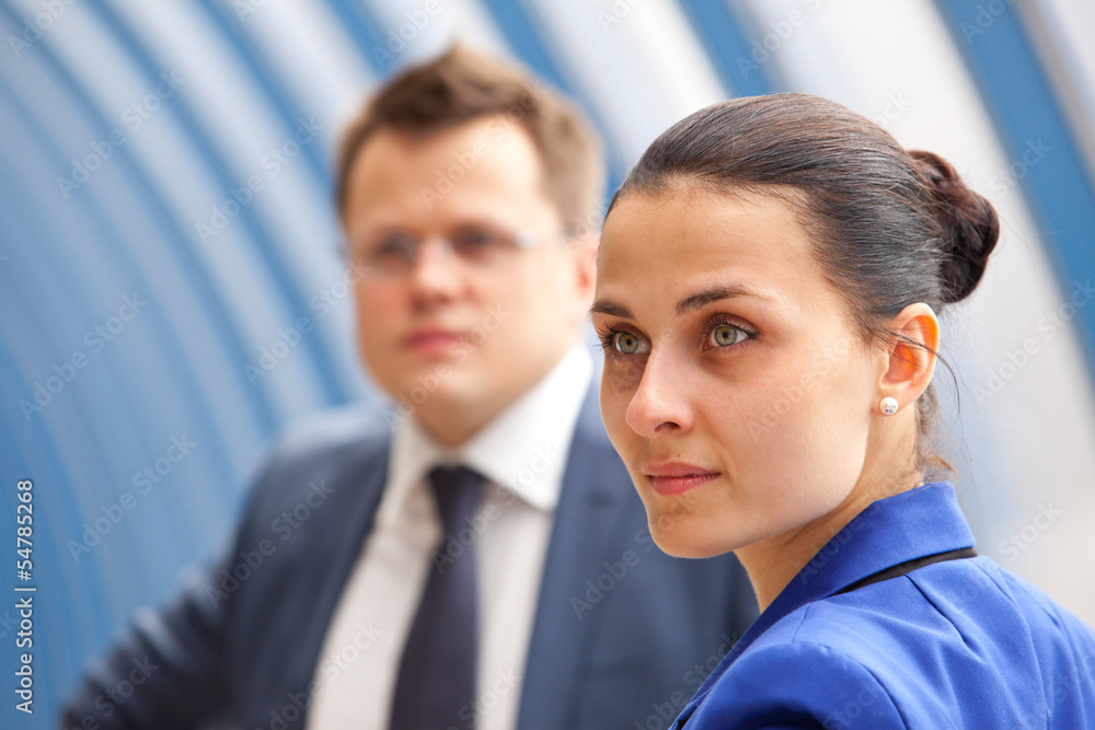 Successful business couple