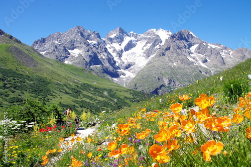 Obraz na plátně massif de la meije-france