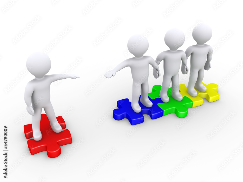 People offer help to another to join them People offer help to another to join them
