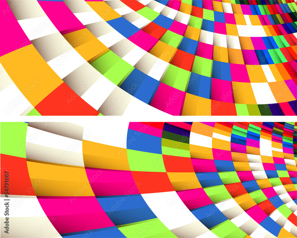 Fototapeta premium business and technology concept banner set