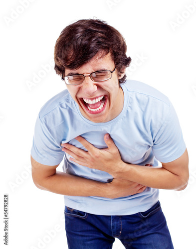 Fotografie Guy with hearty laugh