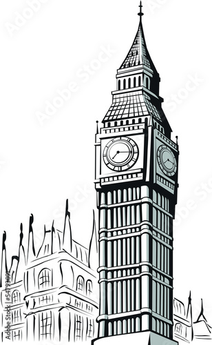Sketch of Big Ben London