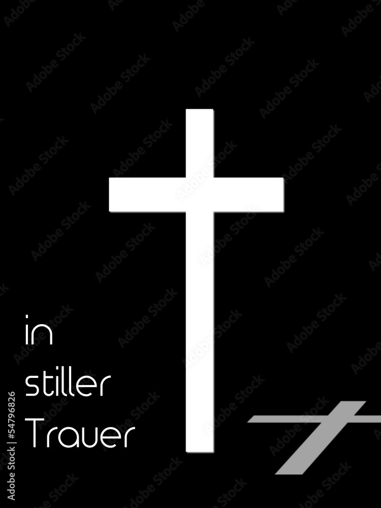 Obraz premium in stiller Trauer