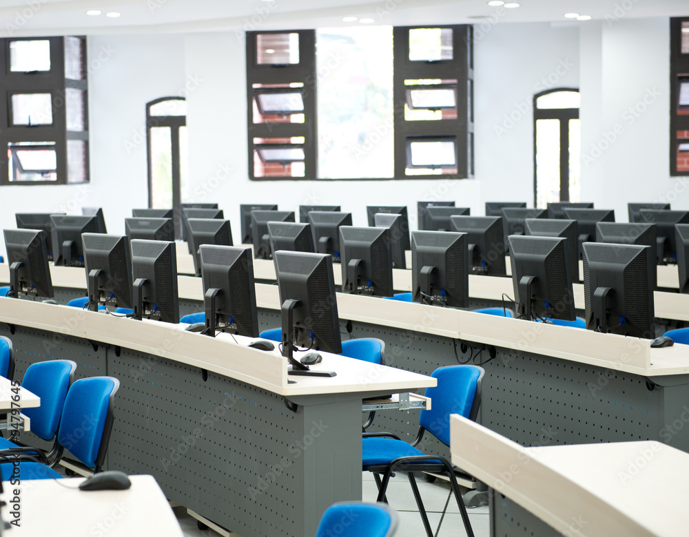 computer lab Stock Photo | Adobe Stock