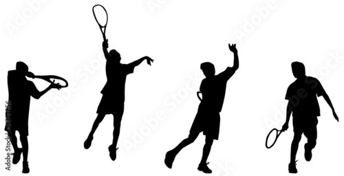 Tennis Player Hight Backhand