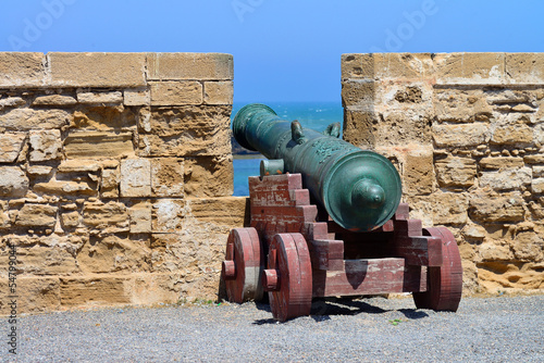 Old cannon in Essaouira, Morocco