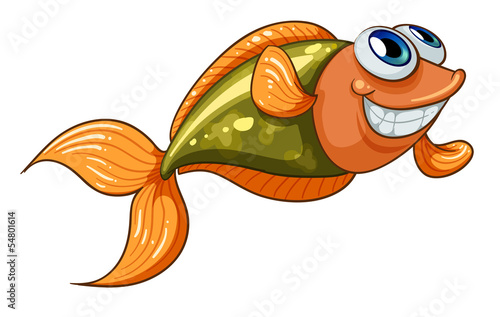 A smiling tiny fish
