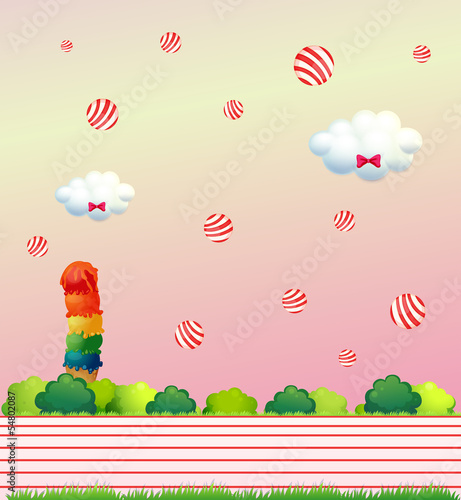 Floating candies