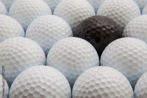 Different golf balls