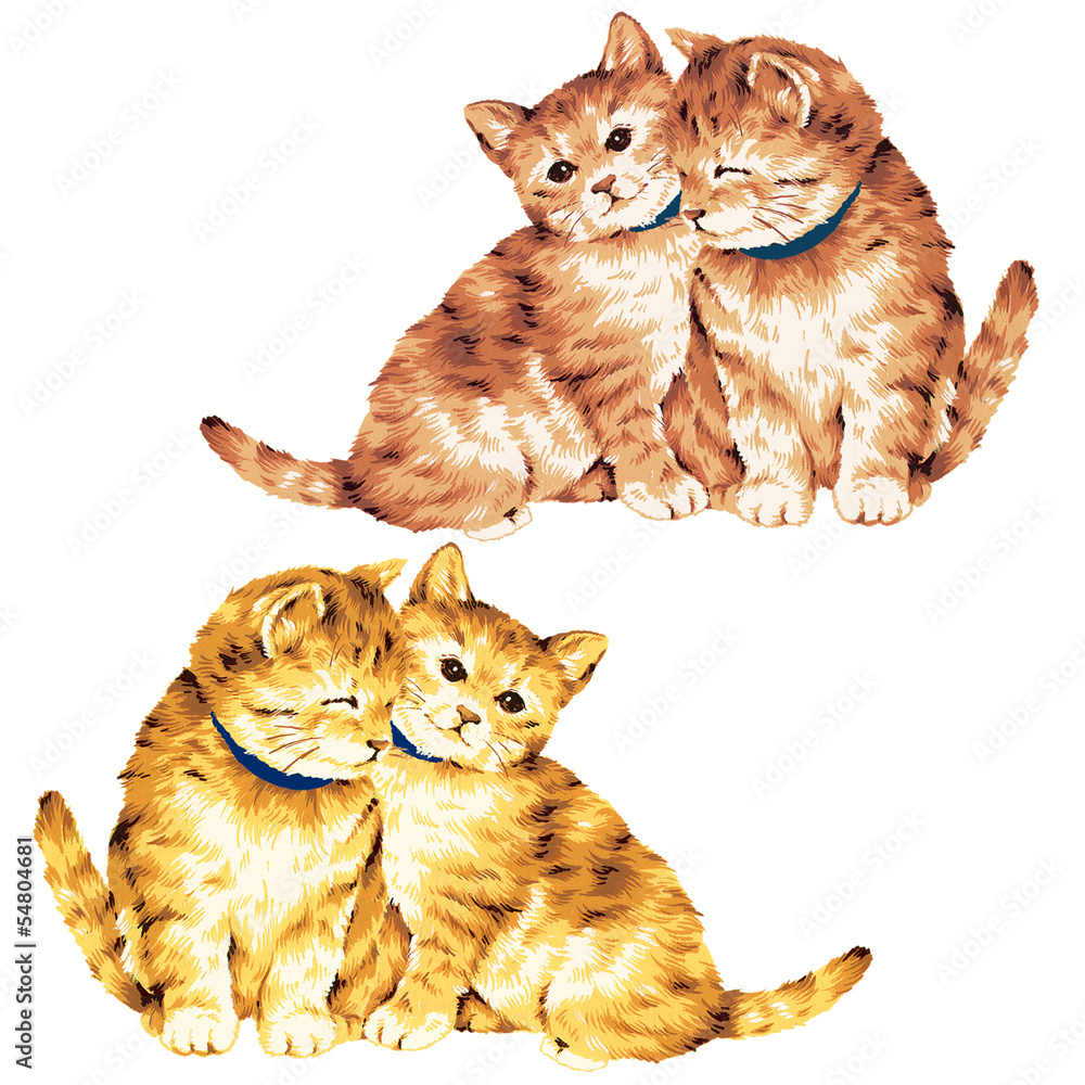 可愛い子猫 Stock イラスト Adobe Stock