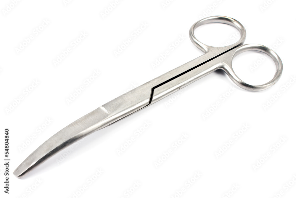 Nail scissors isolated on white Nail scissors isolated on white