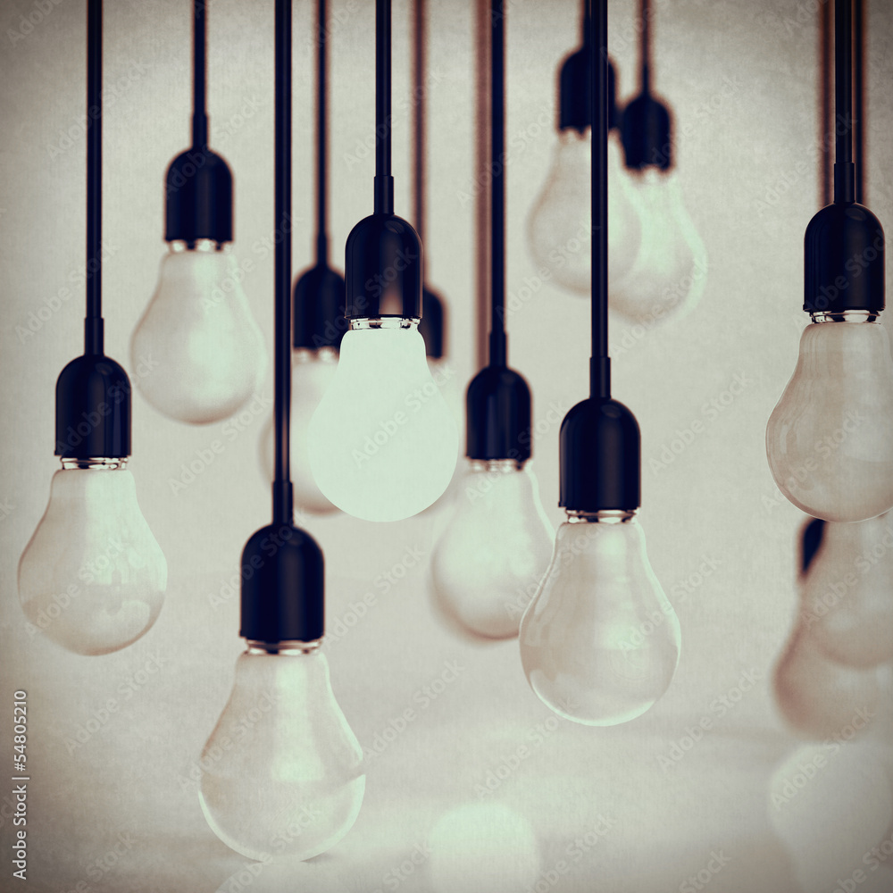 creative idea and leadership concept with 3d light bulb creative idea and leadership concept with 3d light bulb