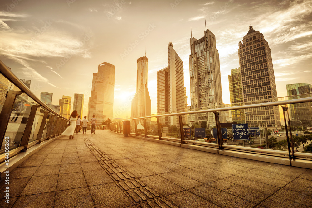 Obraz premium Shanghai Lujiazui