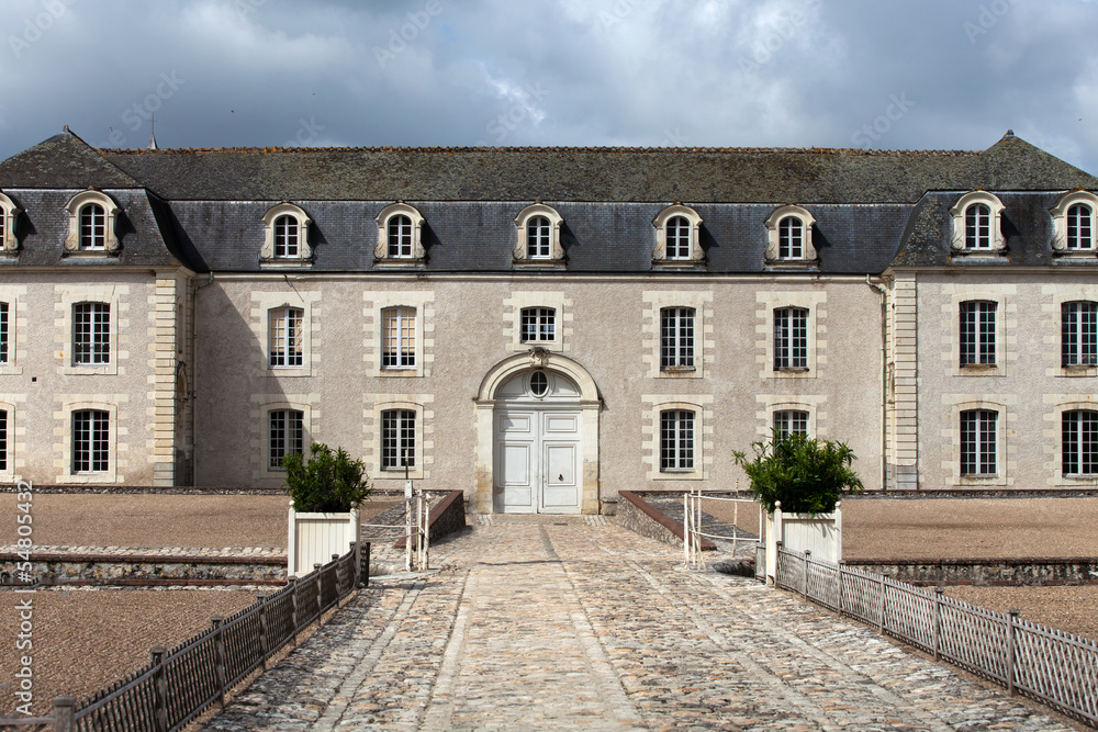 Chateau de Villandry in  Loire Valley in France