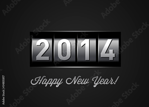 New Year counter 2014