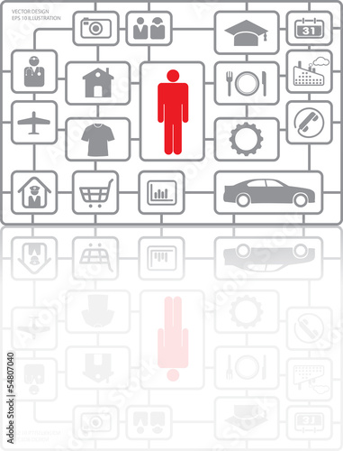 human needs illustration vector design. 