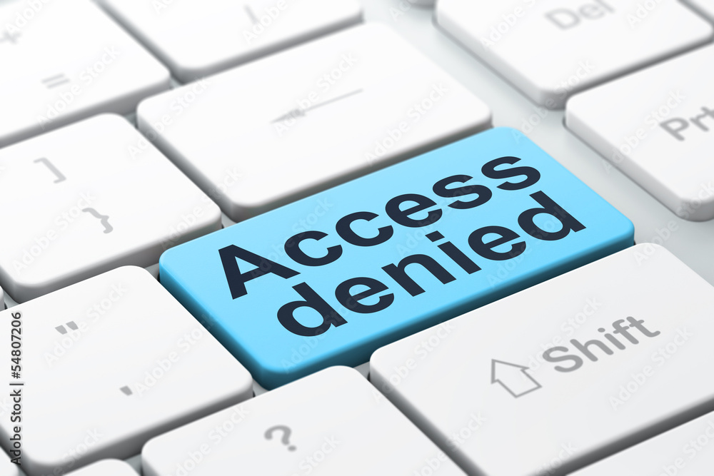 Privacy concept: Access Denied on computer keyboard background Privacy concept: Access Denied on computer keyboard background